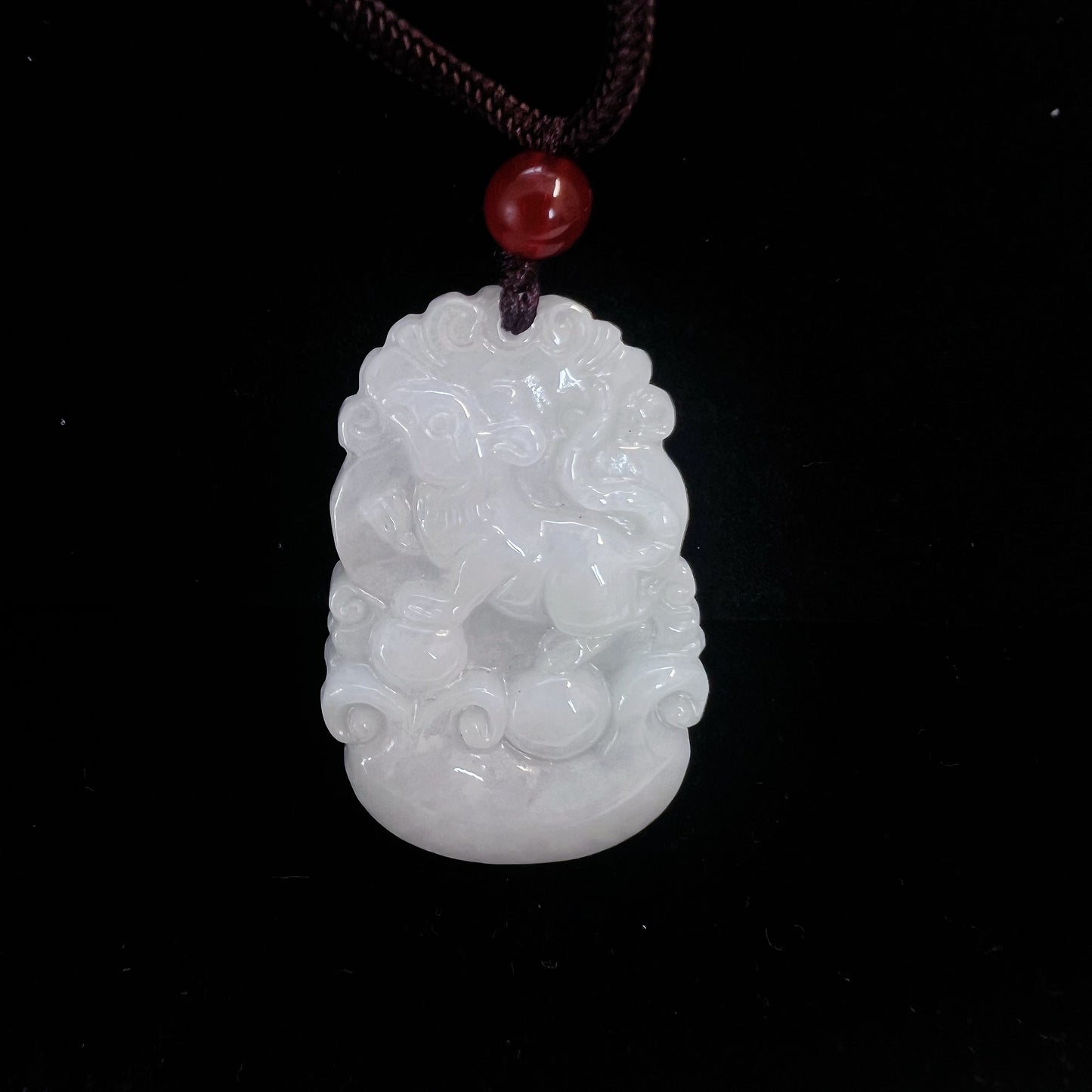Jade 12 zodiac pendant