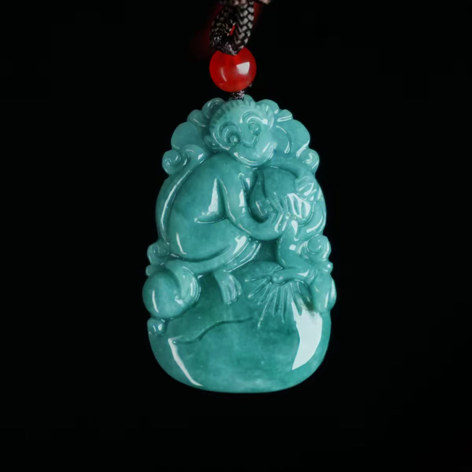 Jade 12 zodiac pendant