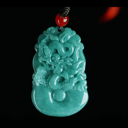 Jade 12 zodiac pendant