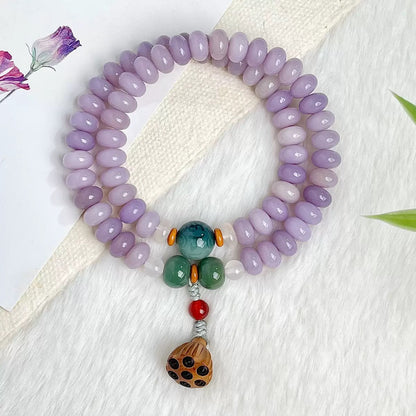 Bodhi seed bracelet blessed at a temple
