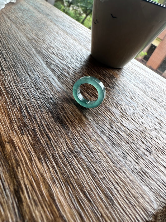 Jadeite Classic Ring, Green Jade