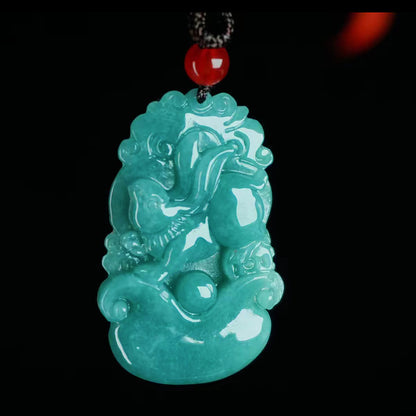 Jade 12 zodiac pendant