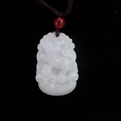 Jade 12 zodiac pendant