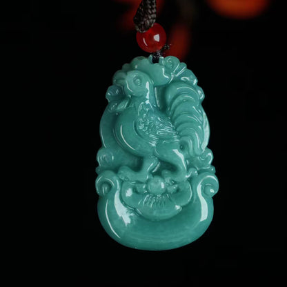 Jade 12 zodiac pendant