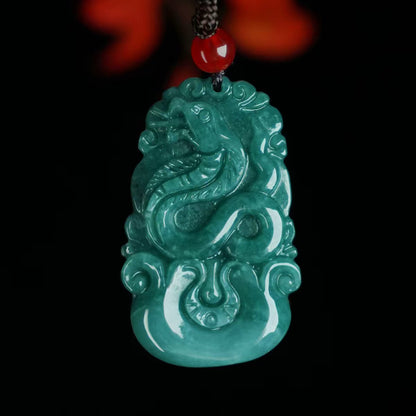 Jade 12 zodiac pendant